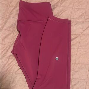 Lululemon Wunder Train Leggings Raspberry pink